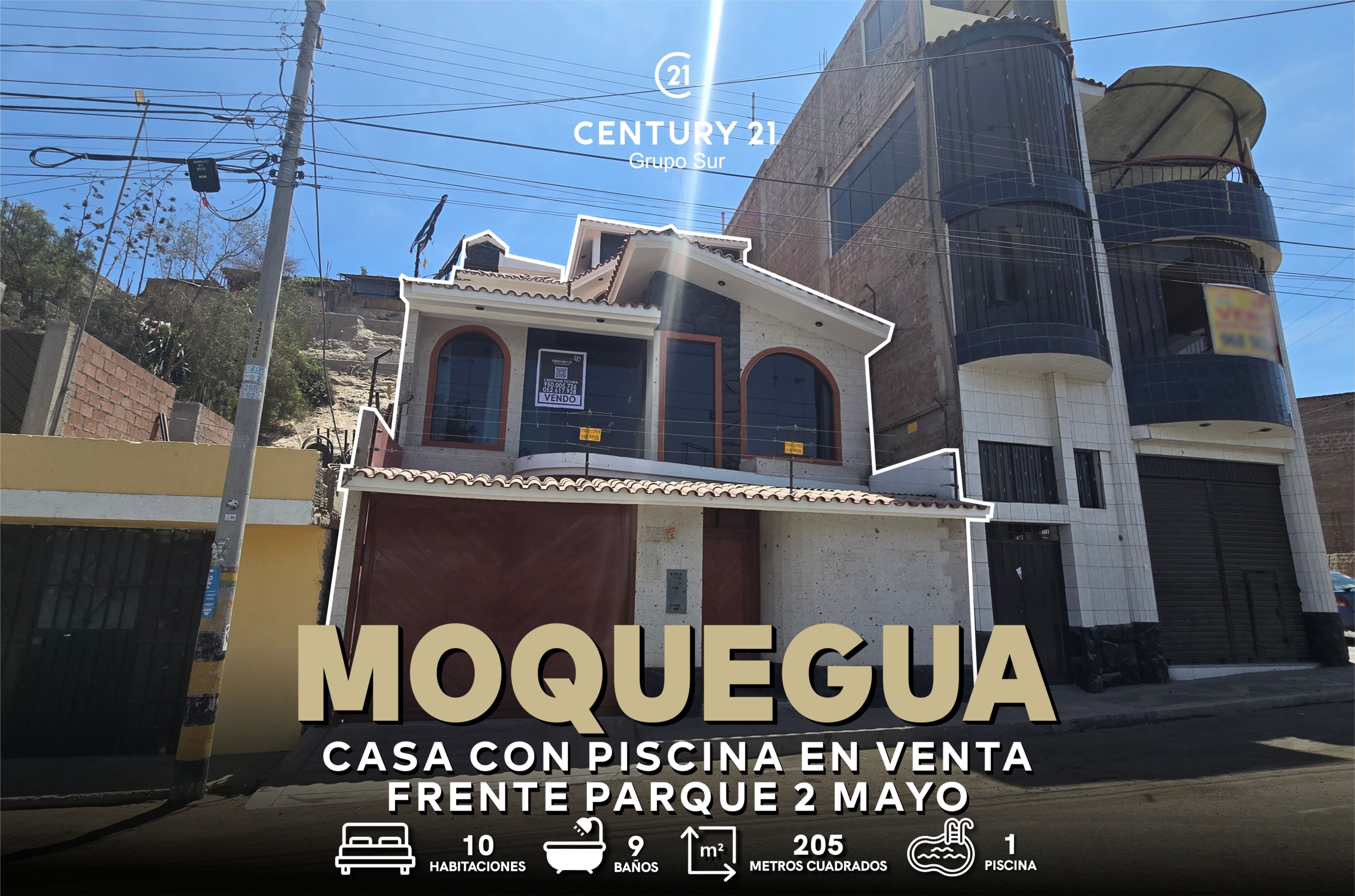 Casa en venta en Moquegua – Asesoría de Cristhian Ticona Agente Inmobiliario Moquegua, Century 21