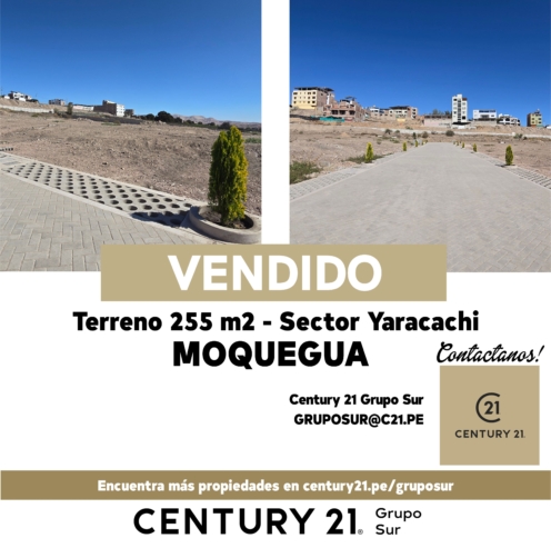 INMUEBLE VENDIDO EN LA CIUDAD DE MOQUEGUA