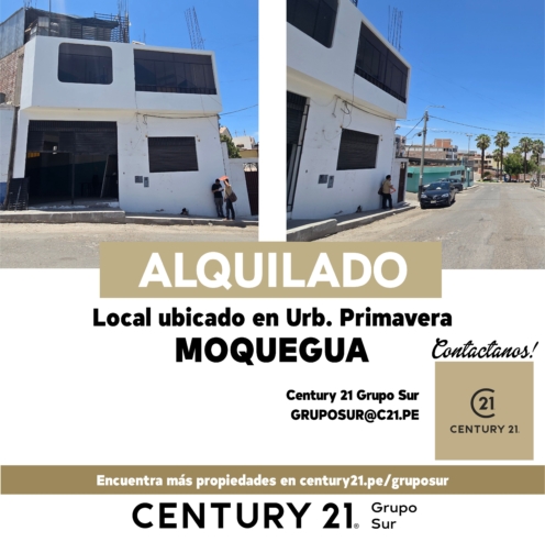 INMUEBLE VENDIDO EN LA CIUDAD DE MOQUEGUA