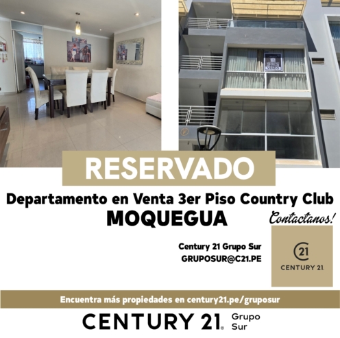 INMUEBLE VENDIDO EN LA CIUDAD DE MOQUEGUA