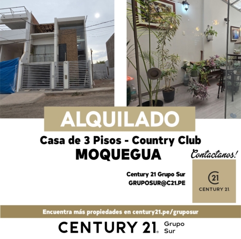 INMUEBLE VENDIDO EN LA CIUDAD DE MOQUEGUA