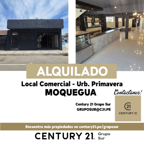 INMUEBLE VENDIDO EN LA CIUDAD DE MOQUEGUA