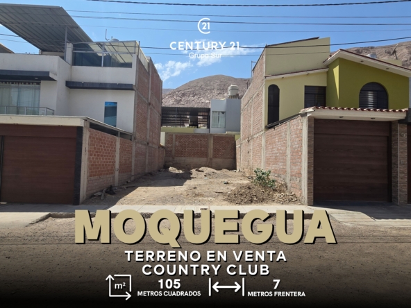 Terreno en Venta en Moquegua