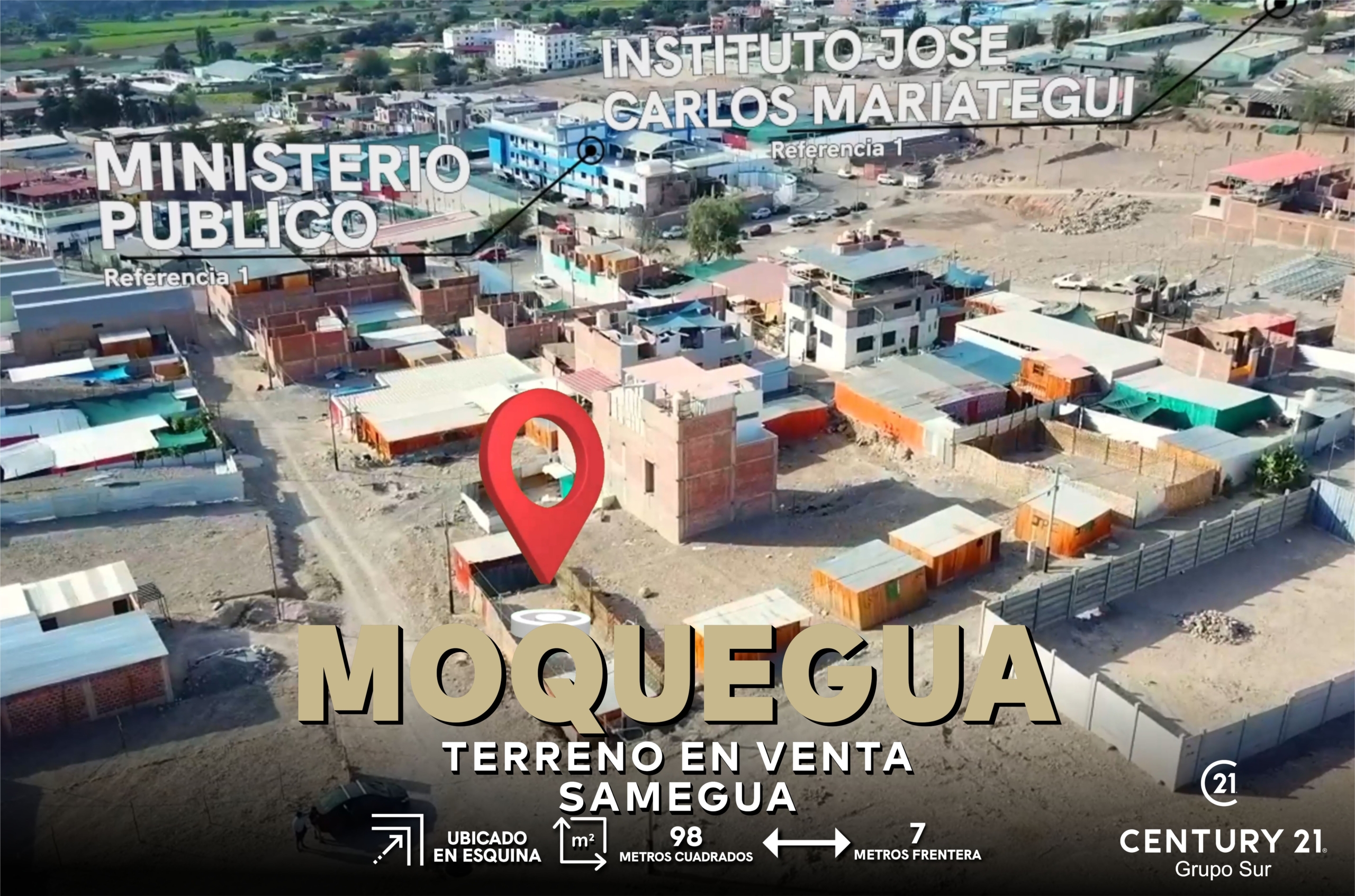 Terreno en venta en la ciudad de Moquegua