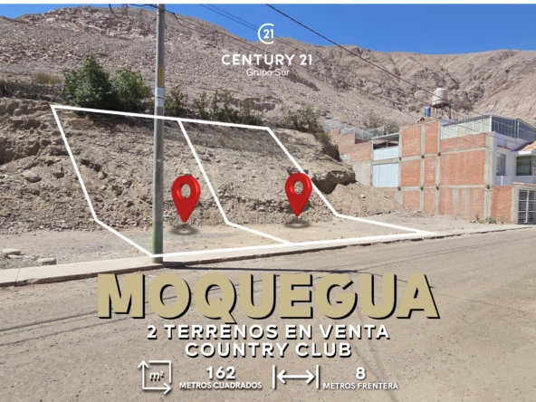 Terreno en venta Moquegua en urbanización privada con excelente ubicación